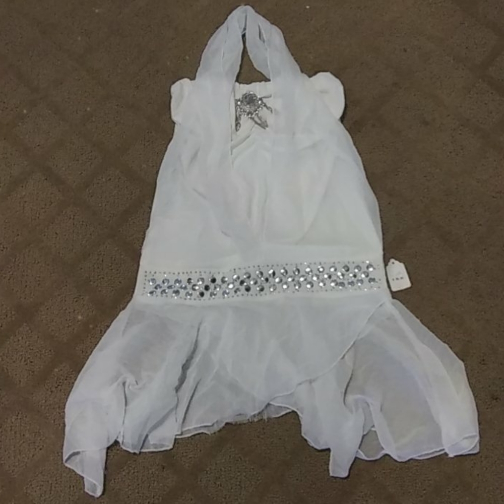 Women's stretchable top w/neck loop WD0009
